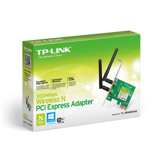 TP-LINK TL-WN881ND Adaptateur réseau Sans fil PCI-E