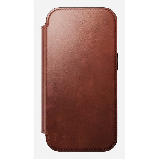 Nomad Modern Leather Folio coque de protection pour téléphones portables 16 cm (6.3") Marron