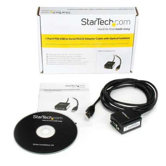 StarTech.com Câble adaptateur FTDI USB vers série RS232 1 port