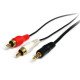 StarTech.com Câble audio stéréo de 1 m - Mâle 3,5 mm vers mâle 2 x RCA