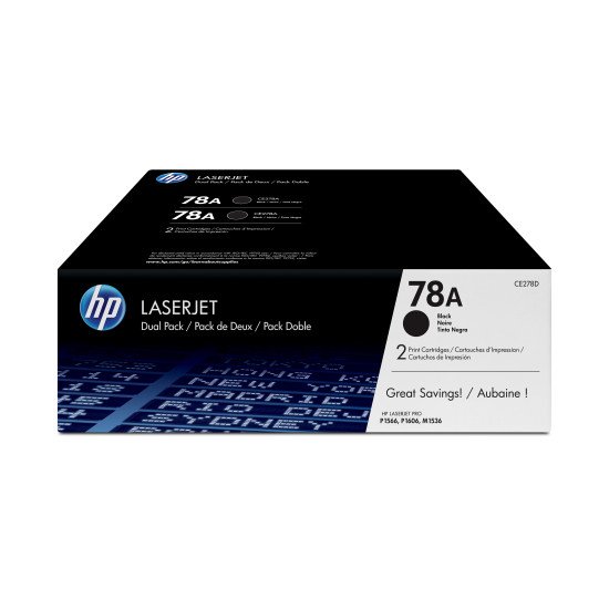 HP 78A Original Noir Multipack 2 pièce(s)