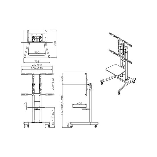 Newstar PLASMA-M2000E support tv Newstar PLASMA-M2000E support tv