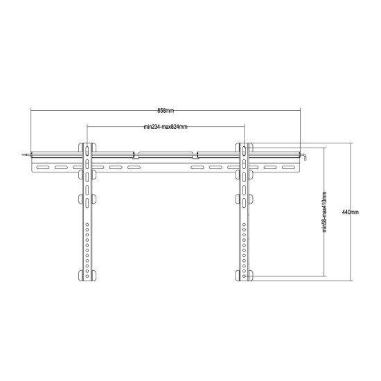 Newstar PLASMA-W065BLACK support mural tv Newstar PLASMA-W065BLACK support mural tv