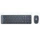 Logitech MK220 Ensemble Clavier et souris sans fil Noir QWERTY US Int Noir