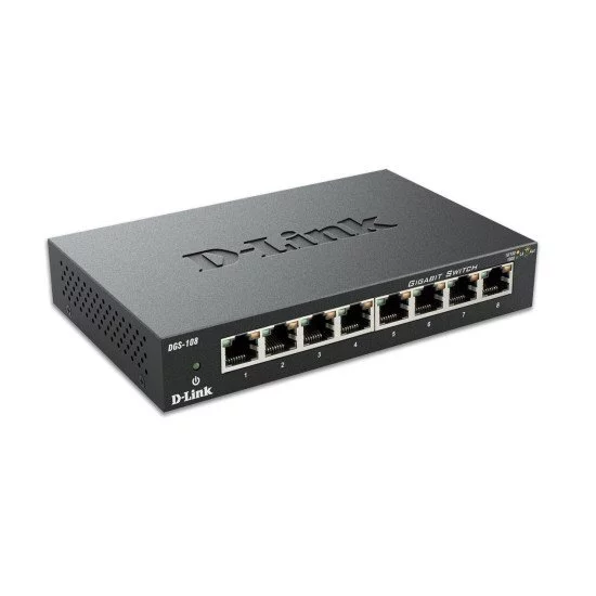 D-Link DGS-108 Switch Gigabit Ethernet D-Link DGS-108 Switch Gigabit Ethernet