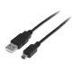 StarTech.com Câble Mini USB 2.0 1 m - A vers Mini B - M/M