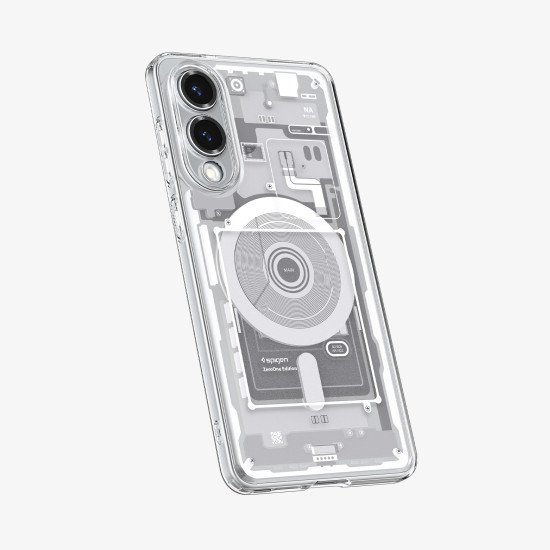 Spigen Ultra Hybrid Zero One (MagFit) coque de protection pour téléphones portables 17 cm (6.7") Housse Blanc Spigen Ultra Hybrid Zero One (MagFit) coque de protection pour téléphones portables 17 cm (6.7") Housse Blanc