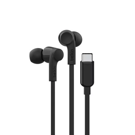 Belkin SoundForm Casque Avec fil Ecouteurs Musique/Quotidien USB Type-C Noir Belkin SoundForm Casque Avec fil Ecouteurs Musique/Quotidien USB Type-C Noir