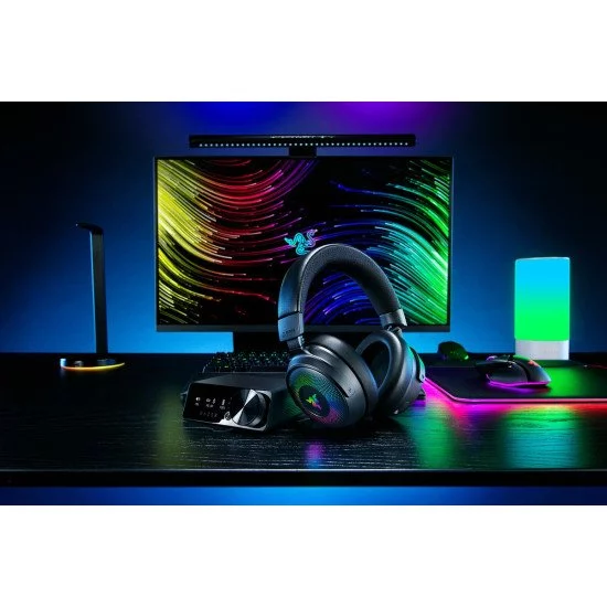 Razer Kraken V4 Pro Casque Avec fil &sans fil Arceau Jouer USB Type-A Bluetooth Noir Razer Kraken V4 Pro Casque Avec fil &sans fil Arceau Jouer USB Type-A Bluetooth Noir