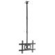 Manhattan Support plafond pour TV/moniteurs, pour écrans de 37" à 65", hauteur réglable 70–157 cm, Compatibilité VESA : de 200x200 à 600x400 mm (vérifiez les dimensions des quatre trous de fixation à l'arrière), charge max. 50 kg