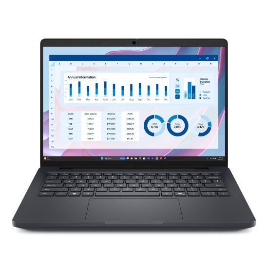 DELL Pro Max 14 MC14255 Copilot+ PC AMD Ryzen AI 7 PRO 350 Station de travail mobile 35,6 cm (14") Full HD+ 32 Go LPDDR5x-SDRAM 1 To SSD Wi-Fi 7 (802.11be) Windows 11 Pro Anglais Noir