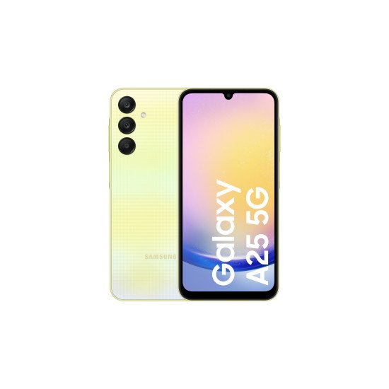 Samsung Galaxy A25 5G SM-A256B 16,5 cm (6.5") Double SIM Android 14 USB Type-C 128 Go 5000 mAh Jaune