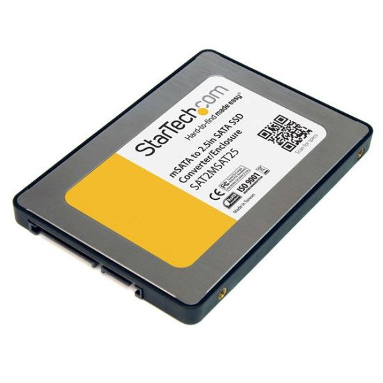 StarTech.com Boîtier d'adaptateur SSD SATA vers Mini SATA 2,5 po