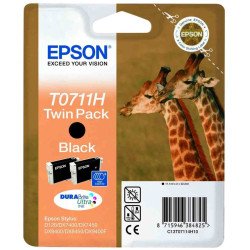 Epson T0711 Pack de 2 cartouches encre noir