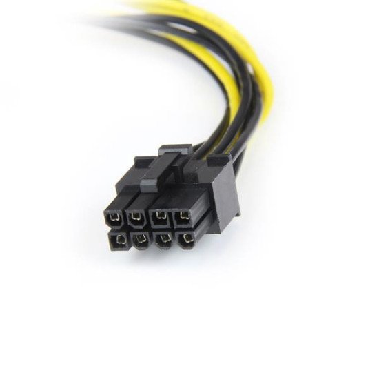 StarTech.com LP4PCIEX8ADP Câble adaptateur d'alimentation LP4 vers carte vidéo Express PCI 8 broches de 15 cm