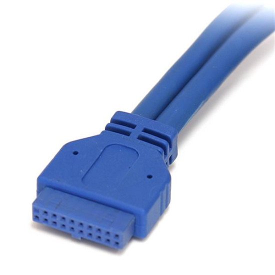 StarTech.com Câble USB 3.0 2 ports monté sur panneau  Câble USB A vers adaptateur carte mère F/F
