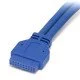 StarTech.com Câble USB 3.0 2 ports monté sur panneau Câble USB A vers adaptateur carte mère F/F StarTech.com Câble USB 3.0 2 ports monté sur panneau Câble USB A vers adaptateur carte mère F/F