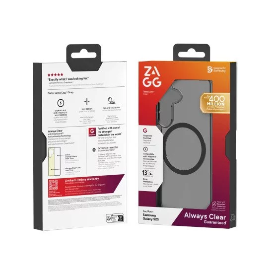 ZAGG Santa Cruz Snap coque de protection pour téléphones portables 15,8 cm (6.2") Housse Gris ZAGG Santa Cruz Snap coque de protection pour téléphones portables 15,8 cm (6.2") Housse Gris