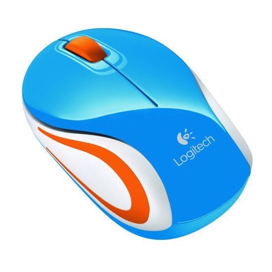 Logitech LGT-M187BU Souris Optique Sans fil