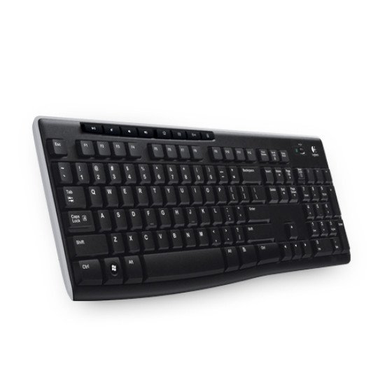 Logitech Wireless Keyboard K270 clavier RF sans fil AZERTY Français Noir