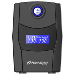 PowerWalker VI 1000 STL UPS Interactivité de ligne 1 kVA 600 W 2 sortie(s) CA