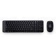 Logitech Wireless Combo MK220 clavier Souris incluse USB Portuguais Noir