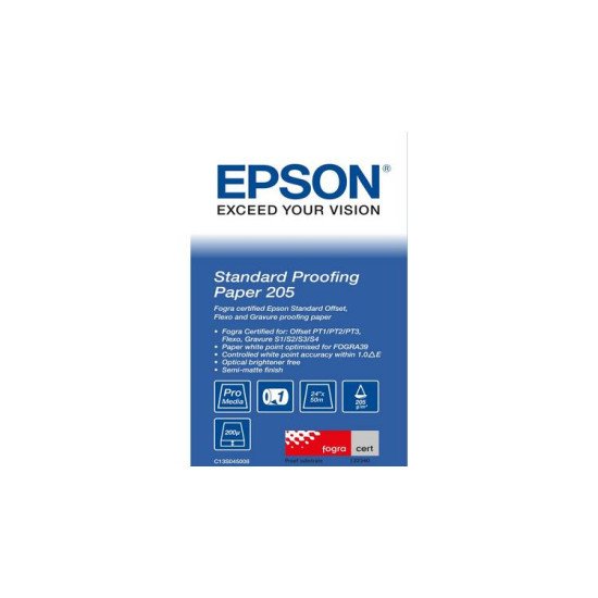 Epson Pap Proofing Standard FOGRA 205g 24"x50m