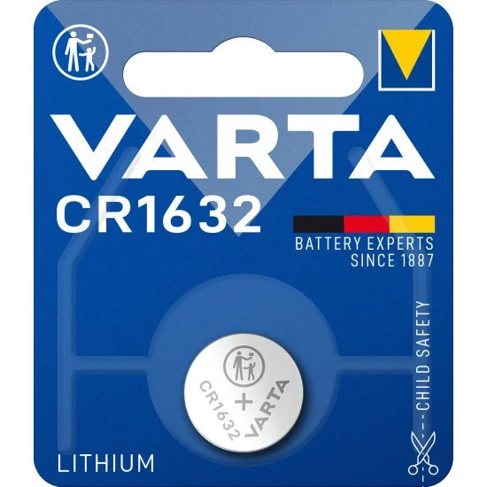 Varta 1x 3V CR 1632 Batterie à usage unique CR1632 Lithium Varta 1x 3V CR 1632 Batterie à usage unique CR1632 Lithium