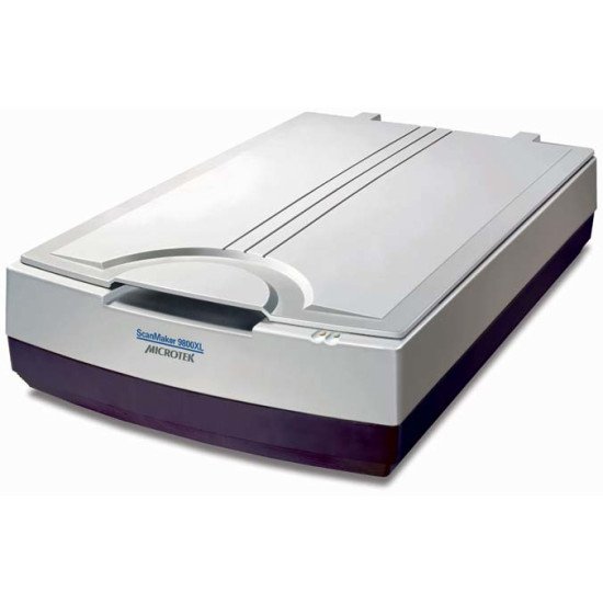 Microtek ScanMaker 9800XL Plus Silver Numériseur d'archivage/à défilement 1600 x 3200 DPI A3 Noir, Gris