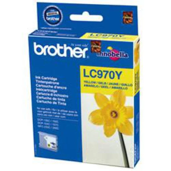 Brother LC-970YBP cartouche d'encre Original Jaune 1 pièce(s) Brother LC-970YBP cartouche d'encre Original Jaune 1 pièce(s)