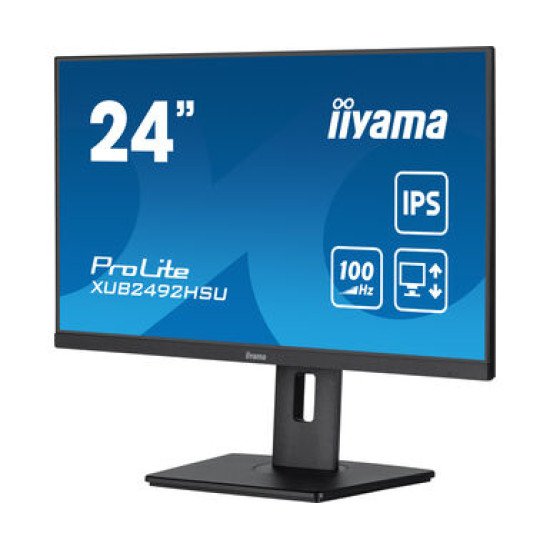 iiyama XUB2492HSU-B6 écran PC 60,5 cm (23.8") 1920 x 1080 pixels Full HD LED Noir