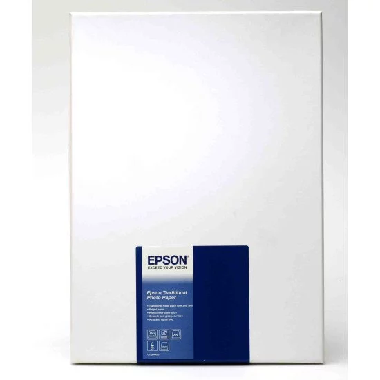 Epson Pap Photo Traditionnel 330g 25f. A4 (21x29,7cm) Epson Pap Photo Traditionnel 330g 25f. A4 (21x29,7cm)