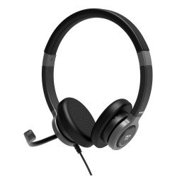 Port Designs 912001 écouteur/casque Avec fil Arceau Bureau/Centre d'appels USB Type-C / USB Type-A Noir Port Designs 912001 écouteur/casque Avec fil Arceau Bureau/Centre d'appels USB Type-C / USB Type-A Noir