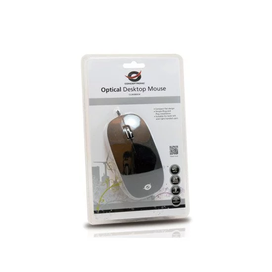 Conceptronic CLLM3BDESK souris Bureau Ambidextre USB Type-A Optique 800 DPI Conceptronic CLLM3BDESK souris Bureau Ambidextre USB Type-A Optique 800 DPI