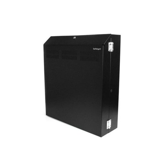 StarTech.com Rack de serveur à fixation murale horizontale sécuritaire 48 cm 4U - 2 ventilateurs inclus