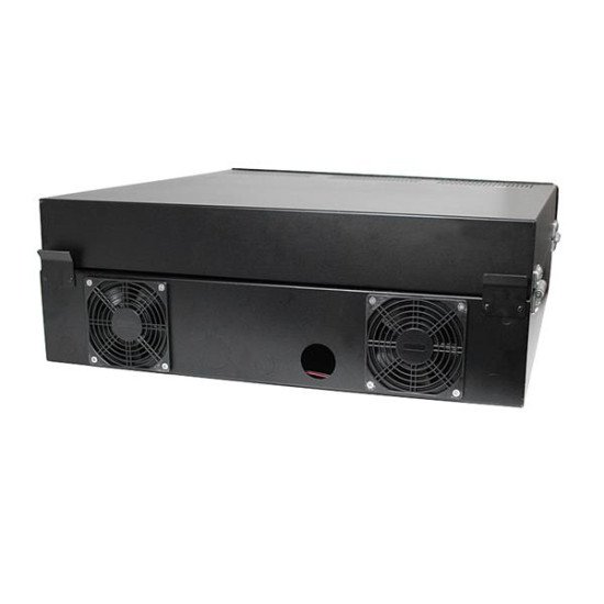 StarTech.com Rack de serveur à fixation murale horizontale sécuritaire 48 cm 4U - 2 ventilateurs inclus