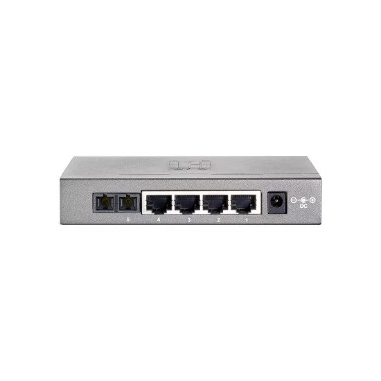 LevelOne FEU-0511 commutateur réseau Fast Ethernet (10/100) Noir, Gris
