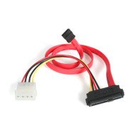 StarTech.com SAS729PW18 Câble Adaptateur SAS SFF 8482 vers SATA avec Alimentation LP4 StarTech.com SAS729PW18 Câble Adaptateur SAS SFF 8482 vers SATA avec Alimentation LP4