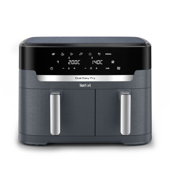 Tefal EY942B Double 11 L Autonome 2700 W Friteuse d'air chaud Gris