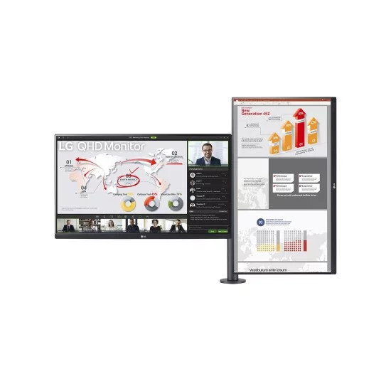 LG 27QP88DP-BS écran PC 68,6 cm (27") 2560 x 1440 pixels Quad HD Noir LG 27QP88DP-BS écran PC 68,6 cm (27") 2560 x 1440 pixels Quad HD Noir