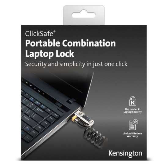 Kensington ClickSafe Portable Combination Laptop Lock Kensington ClickSafe Portable Combination Laptop Lock