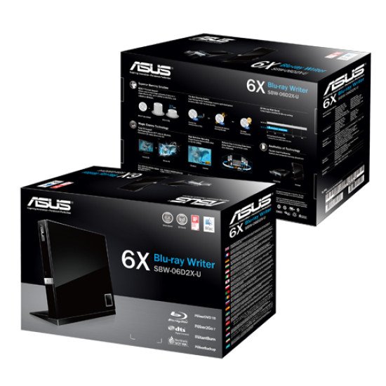 ASUS SBW-06D2X-U Graveur Blu-Ray USB ASUS SBW-06D2X-U Graveur Blu-Ray USB