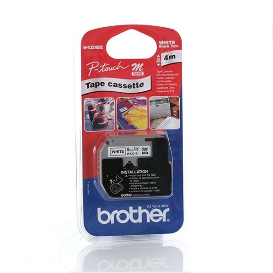 Brother MK221SBZ Labelling Tape (9mm) ruban d'étiquette M
