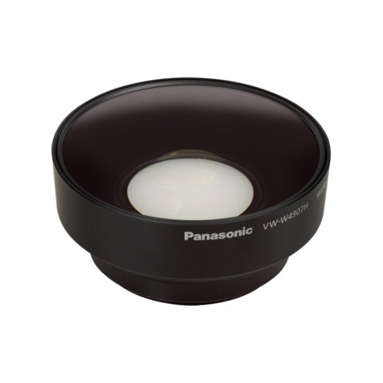 Panasonic VW-W4907HGUK lentille et filtre d'appareil photo Objectif large Noir