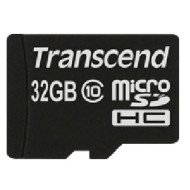 Transcend TS32GUSDHC10 mémoire flash 32 Go MicroSDHC Classe 10 Transcend TS32GUSDHC10 mémoire flash 32 Go MicroSDHC Classe 10