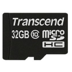 Transcend TS32GUSDHC10 mémoire flash 32 Go MicroSDHC Classe 10