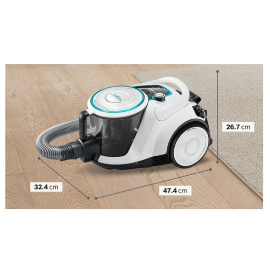 Bosch Serie 6 BGC41XHYG Aspirateur 2,4 L Aspirateur réservoir cylindrique Sec 700 W Sans sac
