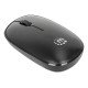Manhattan Souris optique sans fil MW3050, noire, 1200 dpi, 2,4 GHz (jusqu'à 10 m), USB, ambidextre, 3 boutons avec molette, récepteur USB-A nano, pile AA incluse, garantie 3 ans
