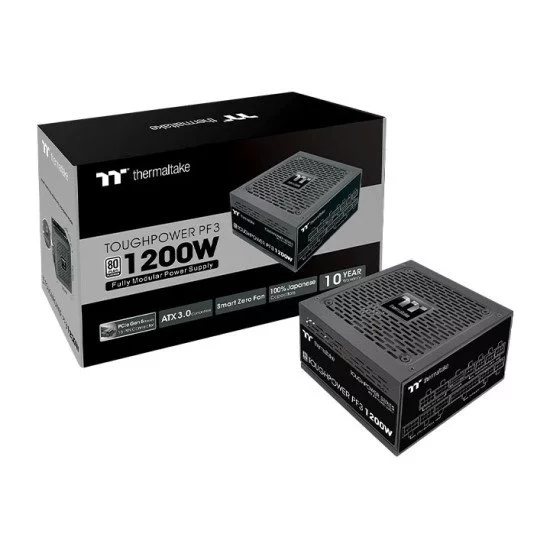 Thermaltake Toughpower PF3 unité d'alimentation d'énergie 1200 W 24-pin ATX ATX Noir Thermaltake Toughpower PF3 unité d'alimentation d'énergie 1200 W 24-pin ATX ATX Noir
