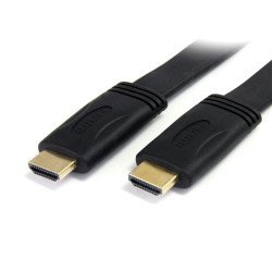 StarTech.com Câble plat HDMI haute vitesse Ultra HD 4K avec Ethernet de 5m - HDMI vers HDMI - M/M StarTech.com Câble plat HDMI haute vitesse Ultra HD 4K avec Ethernet de 5m - HDMI vers HDMI - M/M